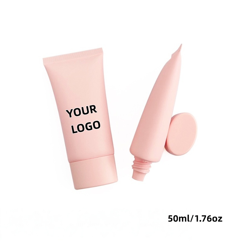 Skincare Pink - 【로고 맞춤】50개 맞춤형 50ml 핑크 뚜껑/화이트