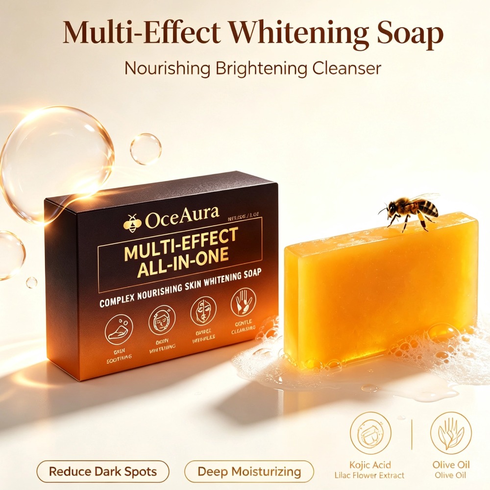 Kojic Acid Soap - 다기능 코직산 미백 비누, 영양 공급,