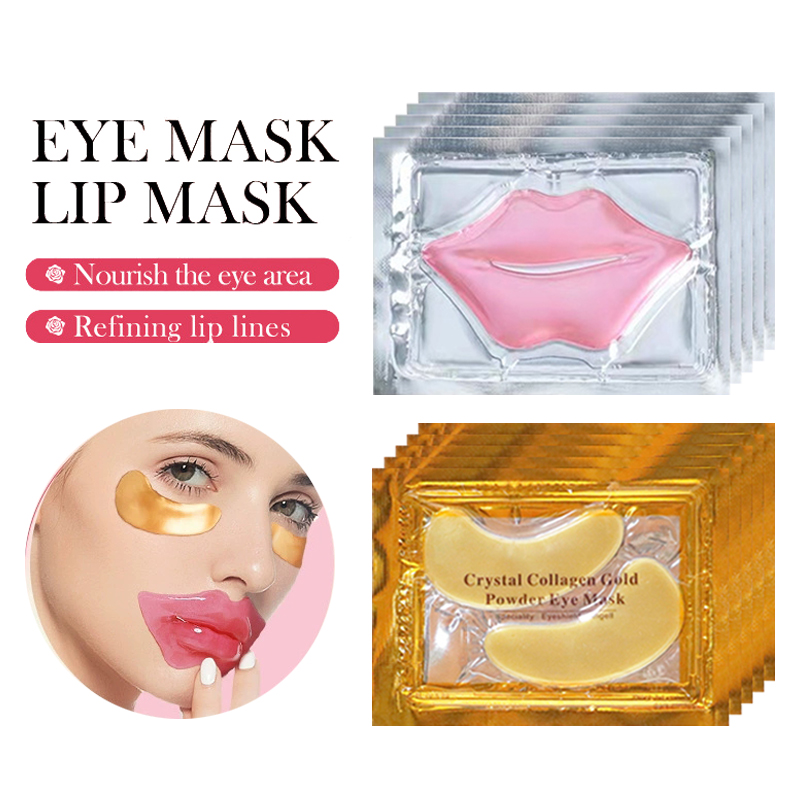 10/20pcs 골든 크리스탈 콜라겐 아이 마스크 안티 - Skincare Pink 리뷰 및 가격