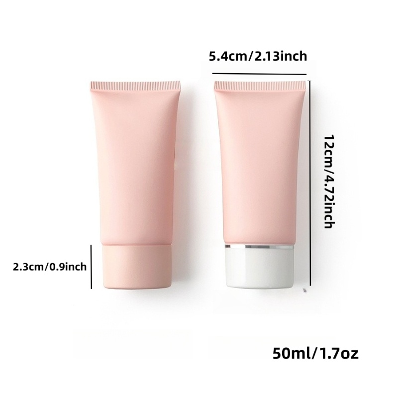 【로고 맞춤】50개 맞춤형 50ml 핑크 뚜껑/화이트  - Skincare Pink 리뷰 및 가격