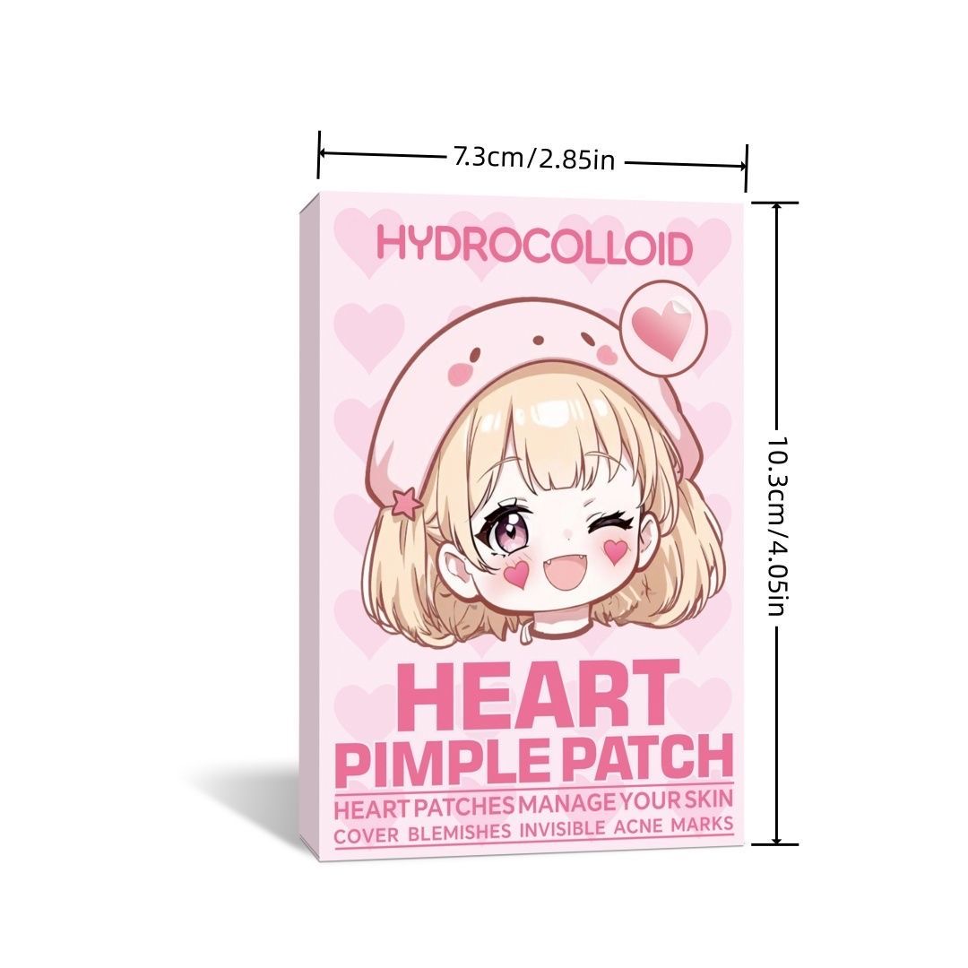 200개 귀여운 핑크 하트 여드름 패치, 하이드로콜로이 - Skincare Pink 리뷰 및 가격