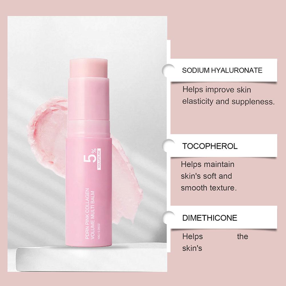 PDRN 핑크 콜라겐 볼륨 멀티 밤 스틱 5% 볼루필린 - Skincare Pink 리뷰 및 가격