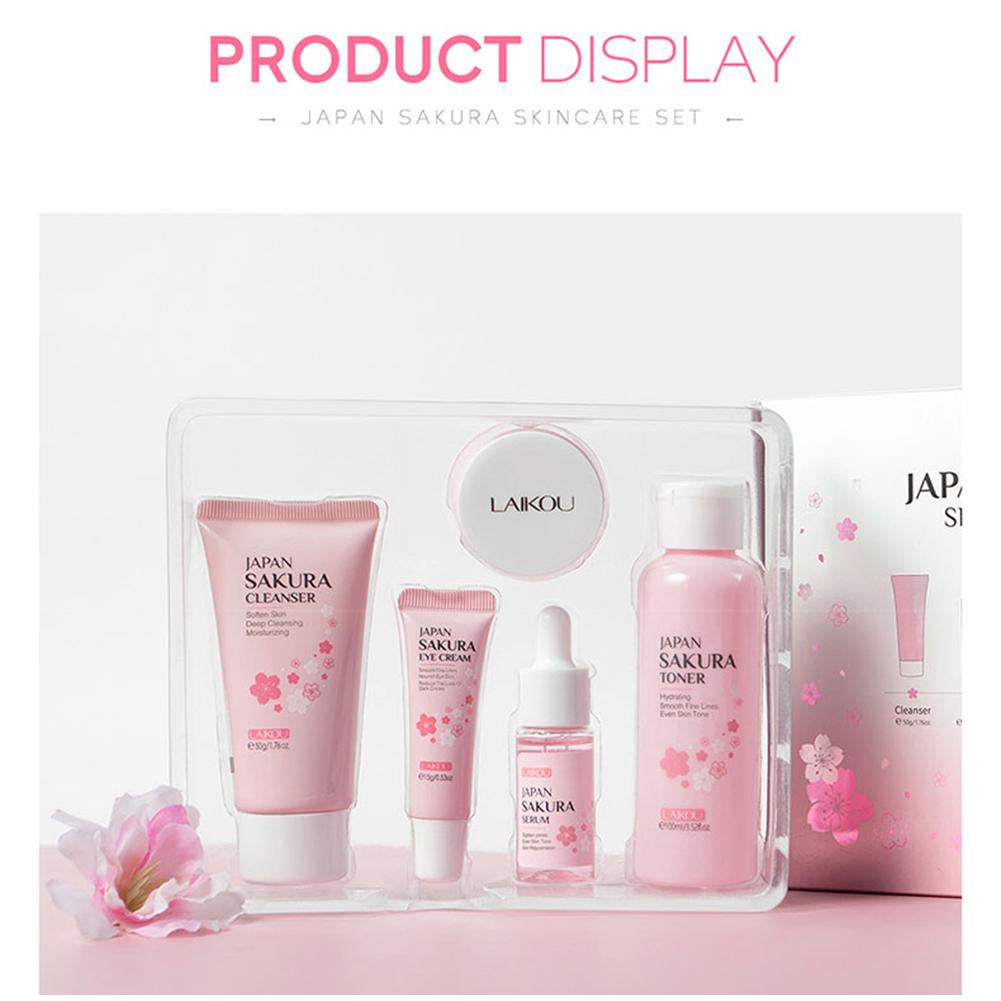 사쿠라 스킨 케어 세트, 페이스 크림 세럼 토너, 페이 - Skincare Pink 리뷰 및 가격