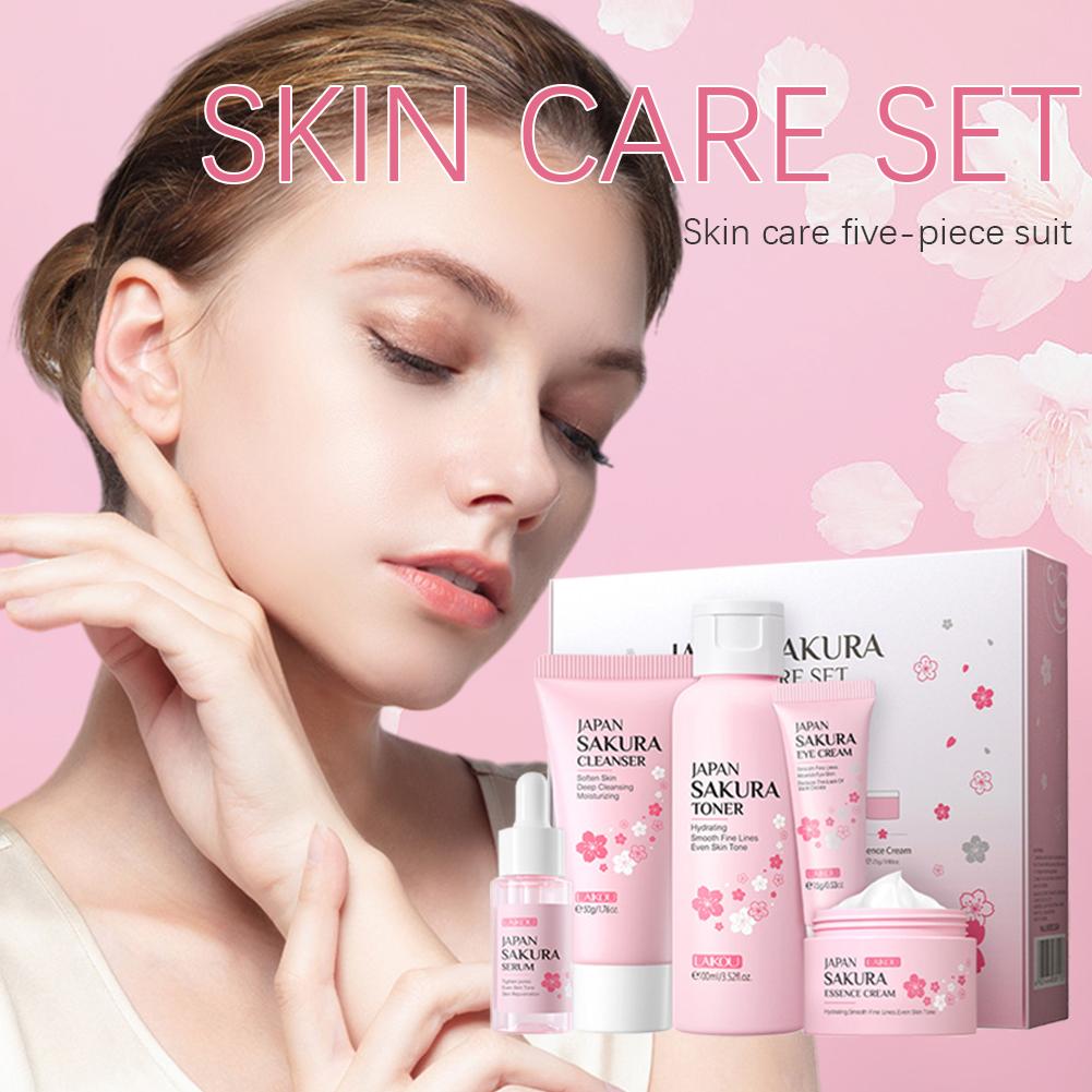 사쿠라 스킨 케어 세트, 페이스 크림 세럼 토너, 페이 - Skincare Pink 리뷰 및 가격