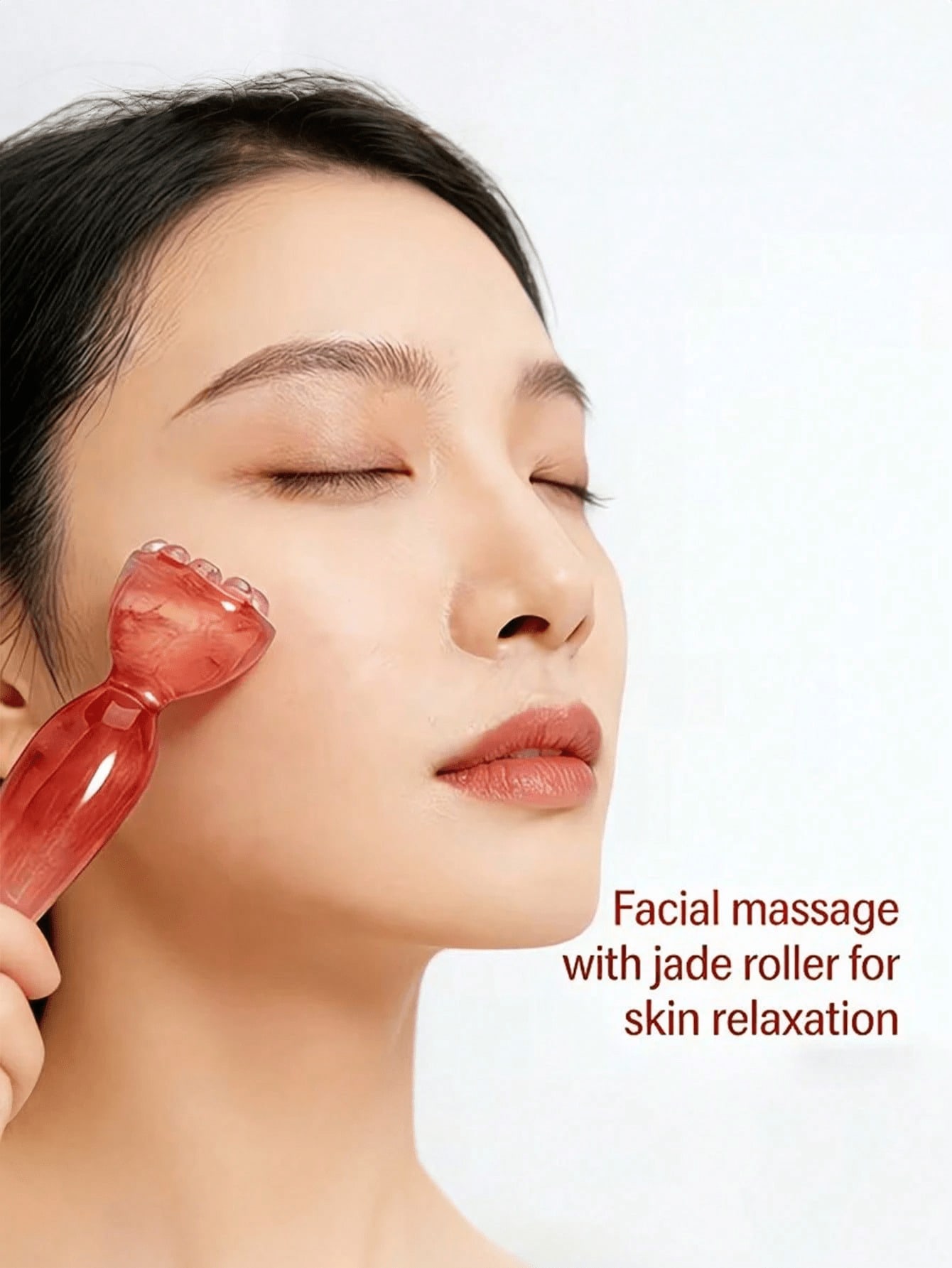 1pc 핑크 수동 얼굴 마사지 도구, 얼굴, 목 및 신 - Skincare Pink 리뷰 및 가격