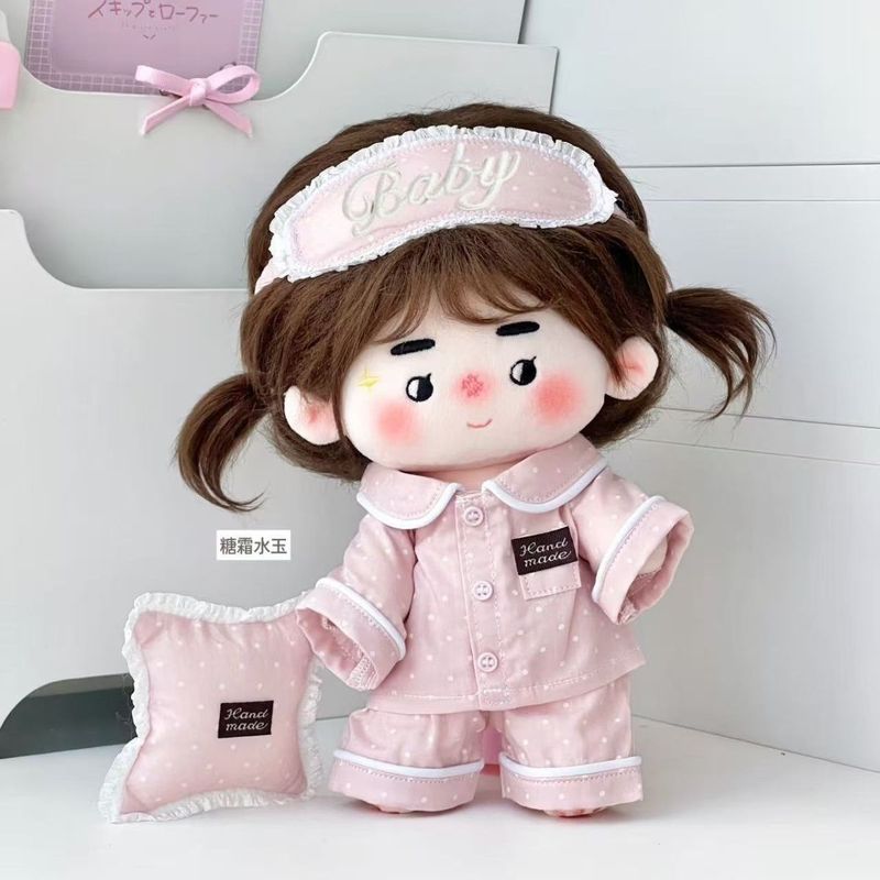 20cm 면 인형용 파자마 세트 가을 핑크 홈 슬립웨어 - Skincare Pink 리뷰 및 가격