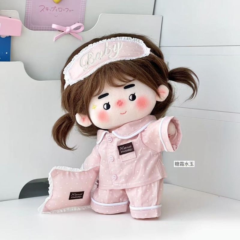 20cm 면 인형용 파자마 세트 가을 핑크 홈 슬립웨어 - Skincare Pink 리뷰 및 가격